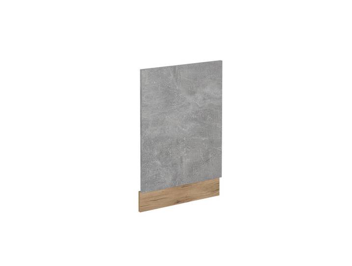 Vicco Frontblende R-Line Beton 45 cm ohne Arbeitsplatte, Grau, Eichefarben, Rechteckig, 45x67.4x1.6 cm, Küchen, Küchenmöbel, Küchenschränke, Küchenunterschränke