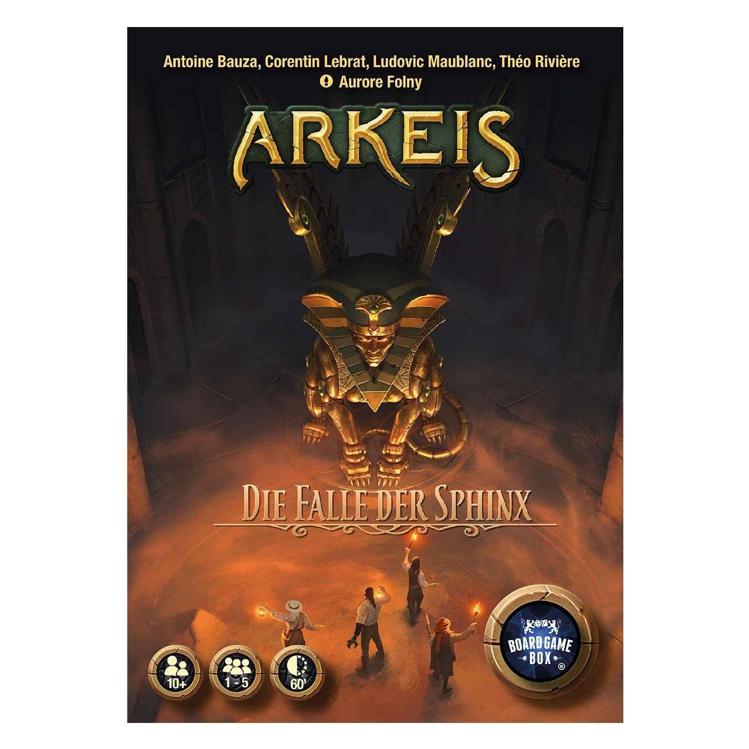 Board Game Box Arkeis: Die Falle der Sphinx (Erweiterung) (Deutsch, 2 - 5 Spieler) (BGB05965)