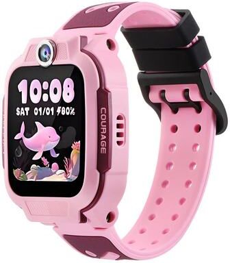 Everyday Crate Imoo Watch Phone D2 D3 Z6 Q5 Silicone Watch Band Twill Two Color Replacement Strap pink