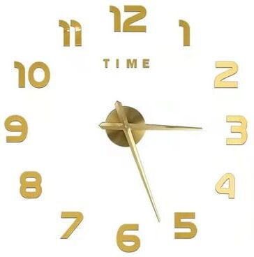 Uplift Treasures DIY 3D Luminous Frameless Wall Clock 7 3d 51 Inch(130cm)