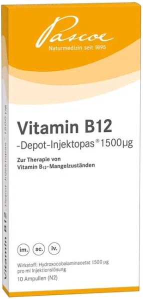 Alle Marken und mehr Pascoe Vitamin B12 Depot Injektopas 1500 µg