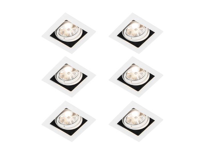 Lot de 6 Spot encastrable blanc orientable - Artemis 70