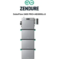 Zendure SolarFlow 2400 Pro und AB3000L Erweiterungsakku - 3x AB3000L