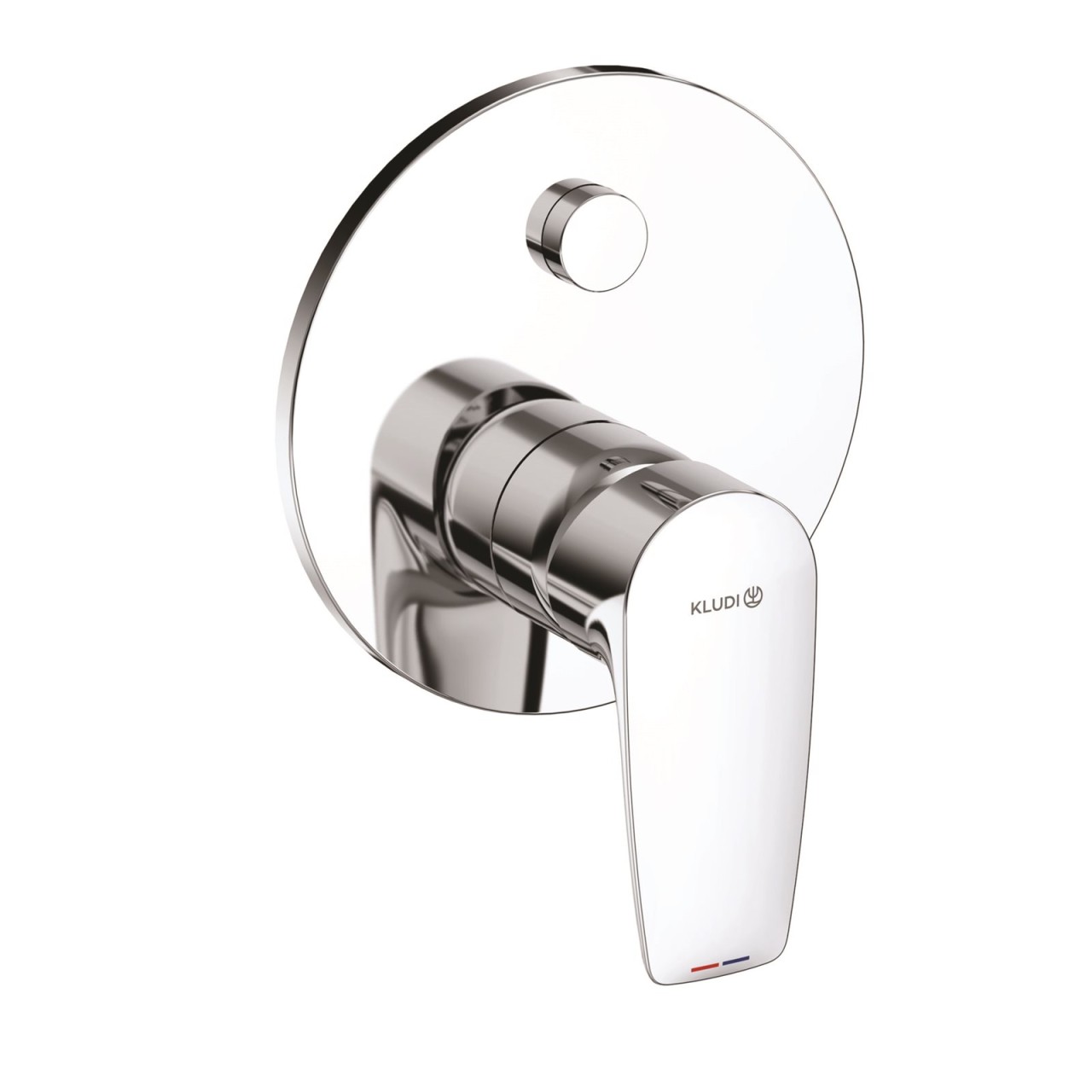 KLUDI PURE&SOLID Unterputz-Wannenfüll- und Brause-Einhandmischer Push Set mit Funktionseinheit, für 347590575