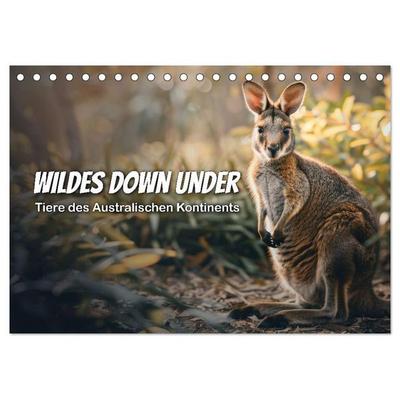 Wildes Down Under: Tiere des Australischen Kontinents (Tischkalender 2027 DIN A5 quer), CALVENDO Monatskalender