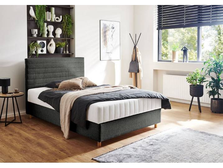 ATLANTIC home collection Stauraumbett Josie, mit Taschen-Federkernmatratze und Bettkasten
