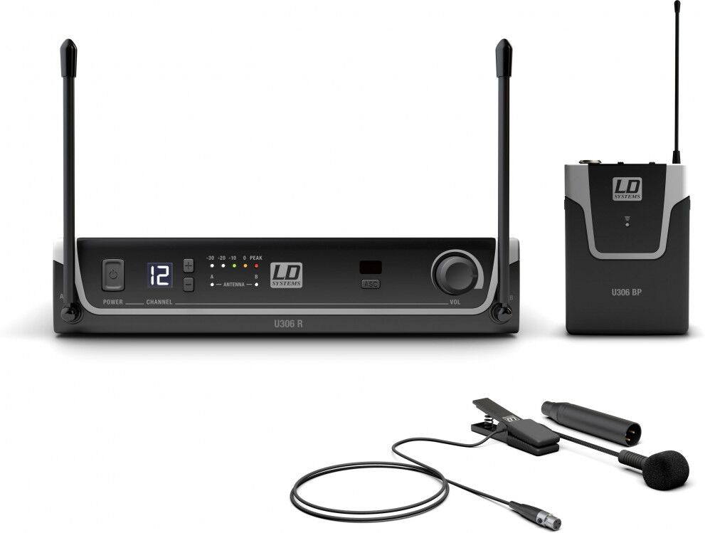 LD Systems U306 Bpw Funksystem Mit Bodypack Und Blasinstrumenten Mikrofon
