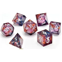 Glass Staff CritStones Liquid Core pack dés Fey Mist (7)