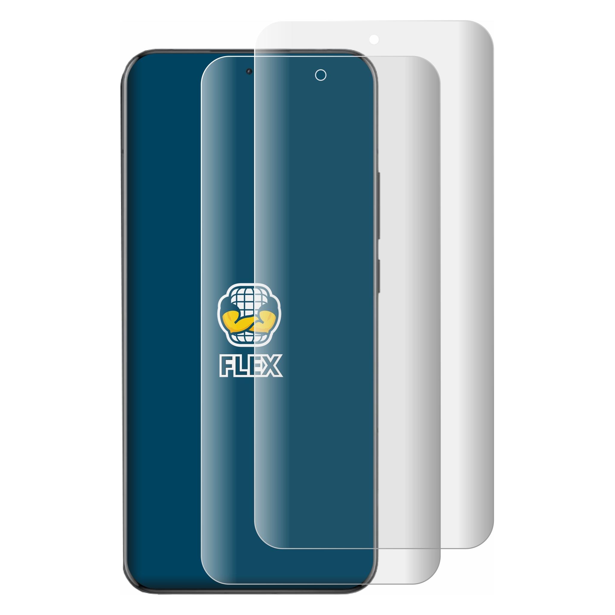 Brotect Fullscreen für Oppo Reno 13 Pro Schutzfolie Displayschutz Folie Klar Transparent (2 Stk., Oppo Reno 13 Pro) (5159005)