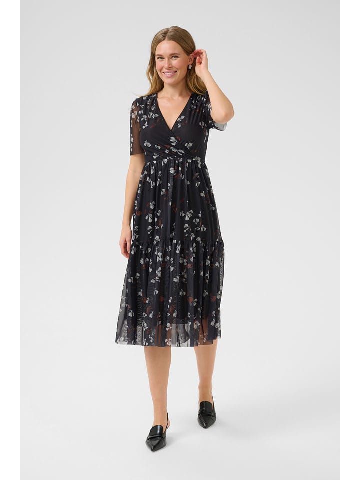 Cream Kleid in Schwarz - L