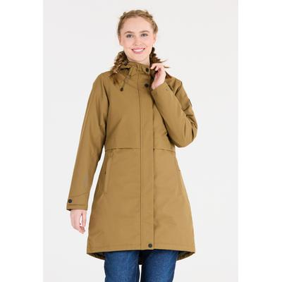 Outdoorjacke WHISTLER "Mullie", Damen, Gr. 44, braun (karamell), 100% Polyester, unifarben, normal, ohne Ausschnitt, Jacken Outdoorjacke, mit 10.000 mm Wassersäule