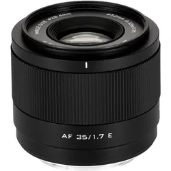Viltrox AF 35 mm F/1.7 Sony E-Mount (Sony E, APS-C / DX, Vollformat), Objektiv, Schwarz