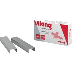 Viking Heftklammern Nr. 10 5619456 Draht Silber 1000 Heftklammern