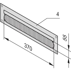 Schroff 19"-Zubehör mechanisch, Serverschrank Zubehör, Grau