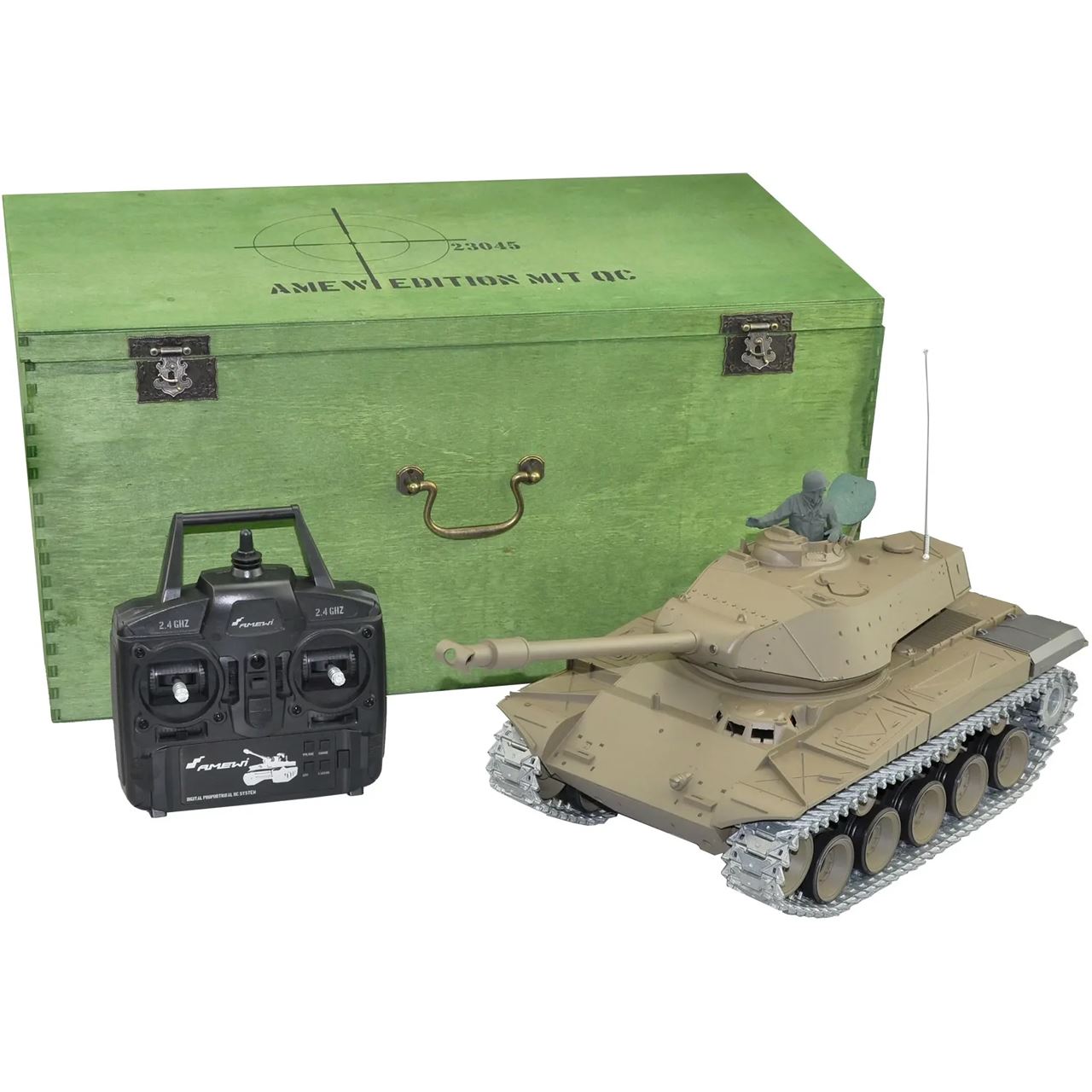 Amewi RC Auto Panzer M41 Walker Bulldog ohne Akku/14+