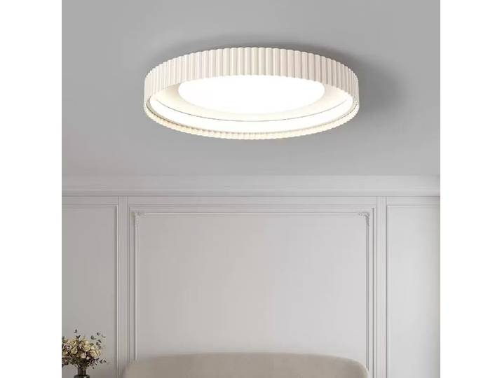 Plafonniers LED Ronds Modernes Simples pour Décoration Intérieure : Salon, Salle à Manger, Chambre Parentale, Balcon, Loft, Lustre