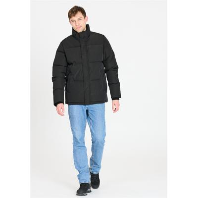 Steppjacke WEATHER REPORT "Klippan", Herren, Gr. XL, schwarz, 100% Polyester, unifarben, normal, hoch geschlossener Ausschnitt, Jacken Steppjacke, mit wasserabweisender Membran und warmem Polster