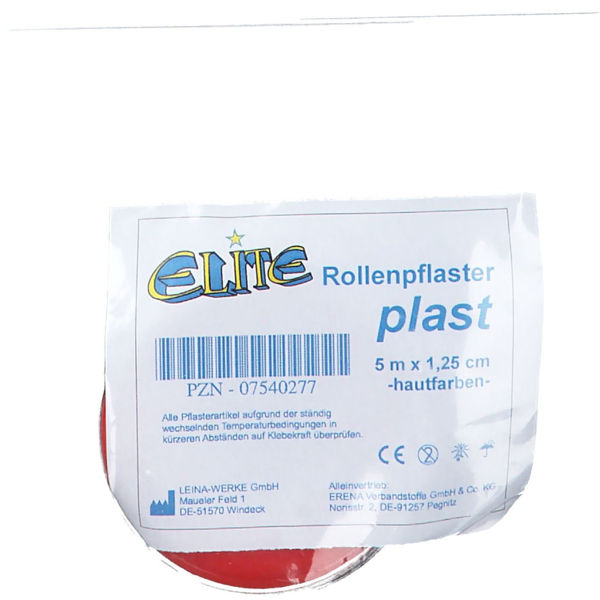 Elite Plast Rollenpfl.1,25 cmx5 m haut 1 St Pflaster
