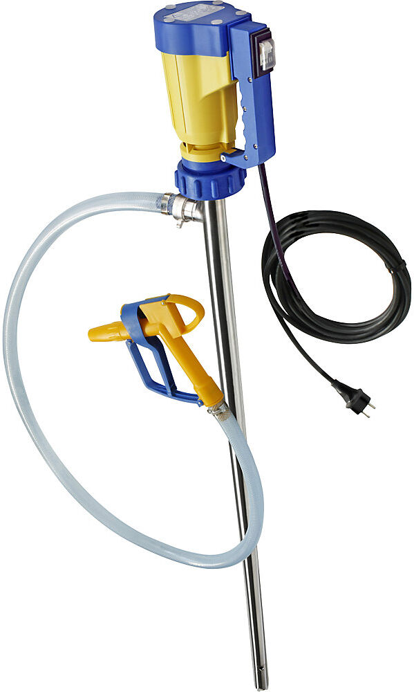 Elektrisches Fasspumpen-Set, für neutrale und leicht aggressive Medien, Edelstahl, 30 - 40 l/min Jessberger