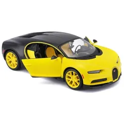 Maisto Composite model Bugatti Chiron yellow-black 1/24