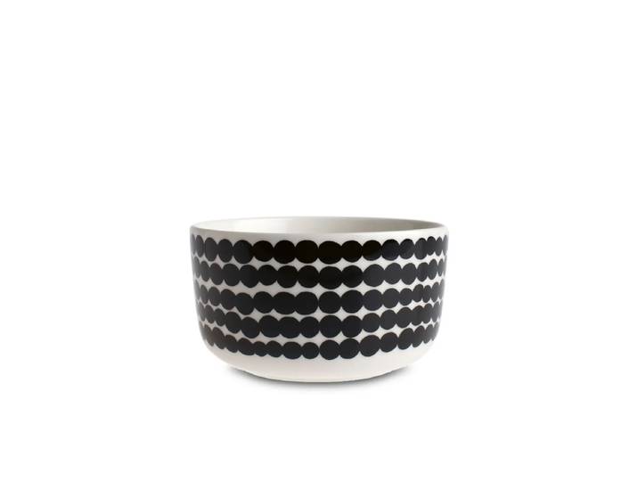 Marimekko - Oiva Räsymatto Schale 500 ml, weiss / schwarz