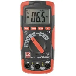 RS PRO, Multimeter, Compact Multimeter Autoranging (CAT III 600V)