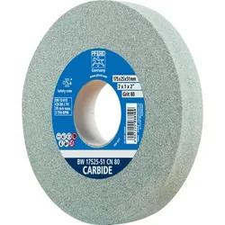 Schleifbockscheibe Ø 175x25 mm Bohrung-Ø 51 mm SiC80 für harte Materialien z.B. Hartmetall