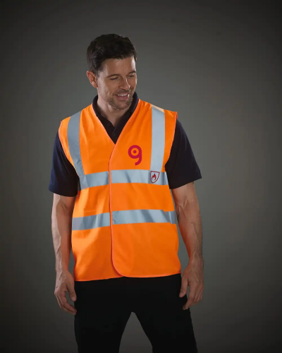Gilet senza maniche ignifugo ad alta visibilità Personalizzate o neutre Yoko