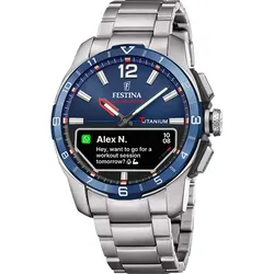 Festina Hybrid Herren Connected d F23000/E - blau - 44mm