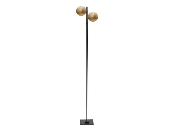 CATELLANI & SMITH lampadaire LEDERAM F2 (Tiges noires / disques or - Métal)