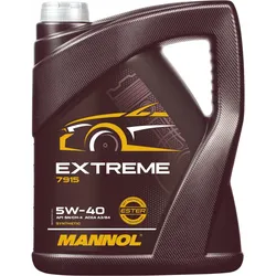 5W-40 Mannol 7915 Extreme Motoröl 5 Liter