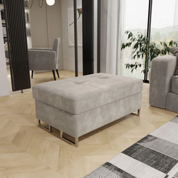 POLSTERHOCKER BARLET Creme 100x60 cm