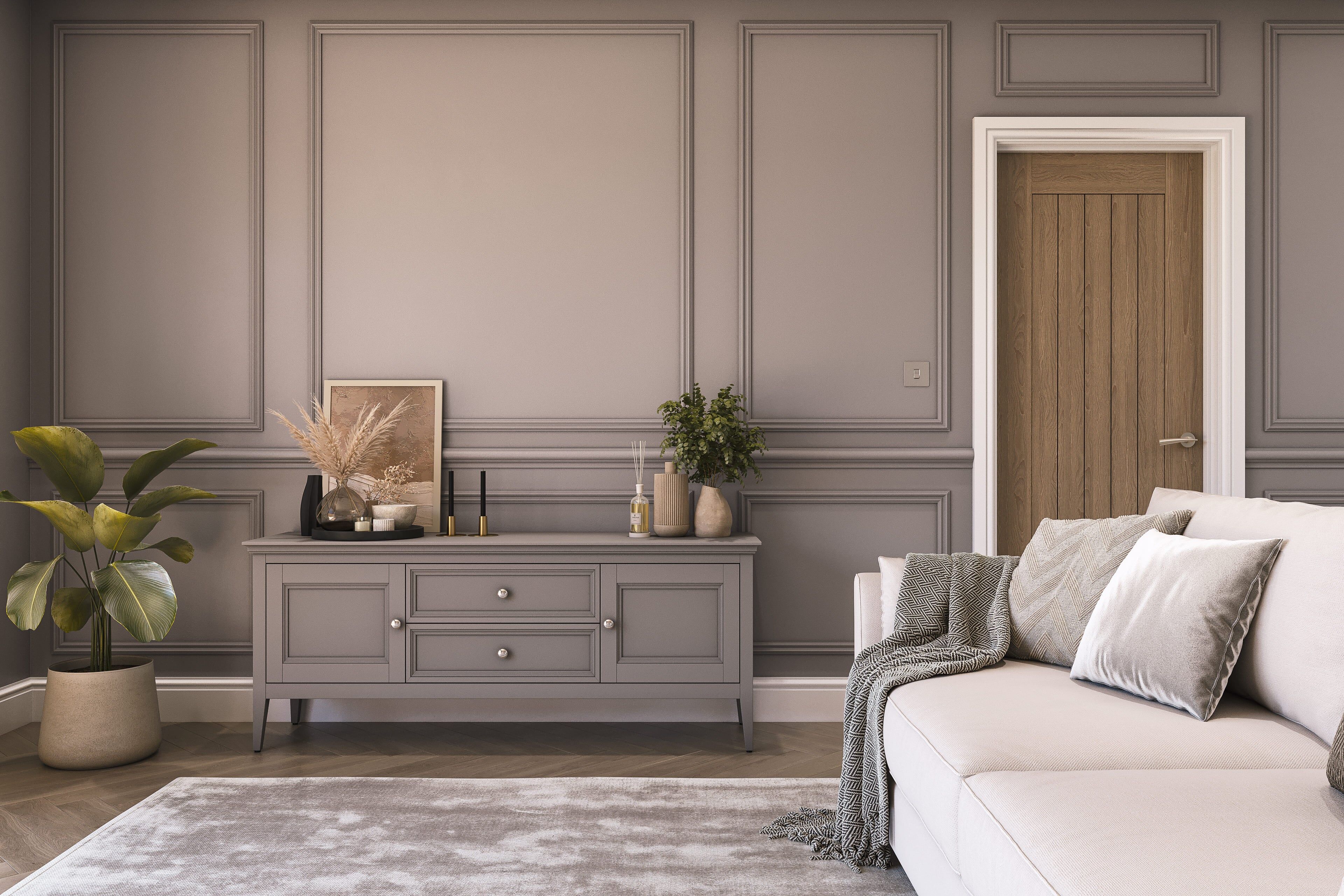 Hemway Peel and Stick Sample - Chalk Paint - Taupe Brown