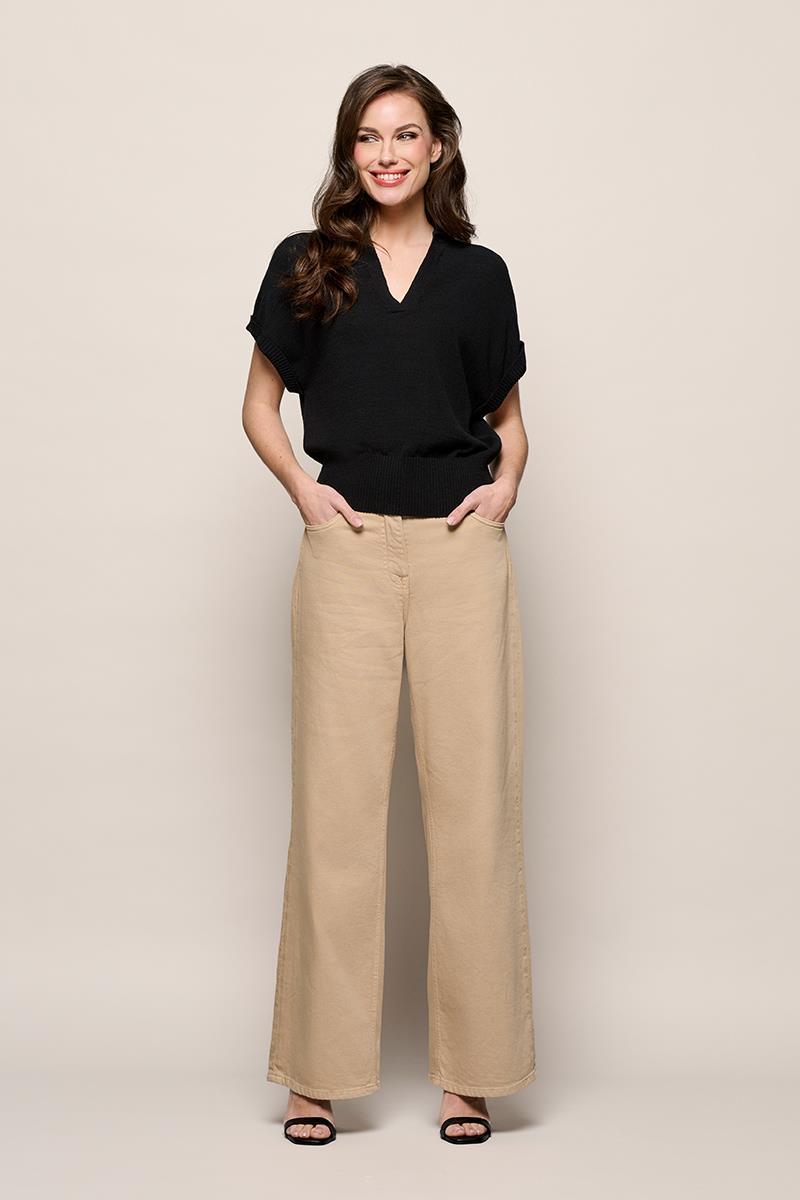 Livia Denim Broek Zand