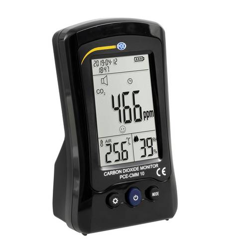 PCE Instruments PCE-CMM 10 CO2/Kohlenstoffdioxid Messgerät |Range 400 ... 5000 ppm |Auflösung 1 ppm |Gen. ± 5% + 50 ppm