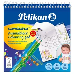 Pelikan 811231 Malvorlage &- buch Bilder-Set zum Ausmalen