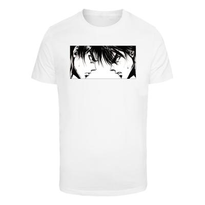 T-Shirt MISTERTEE "MisterTee A Steady Stare Tee", Herren, Gr. M, weiß, 100% Baumwolle, bedruckt, normal, Rundhals, Shirts T-Shirt