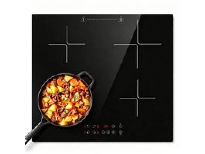 Plaque Induction 4 feux L60cm Encastrable 6000 W Table de cuisson inductio Plaque de cuisson induction