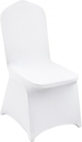 VEVOR Stretch Spandex stoelhoezen voor klapstoelen, 150 stuks, wit