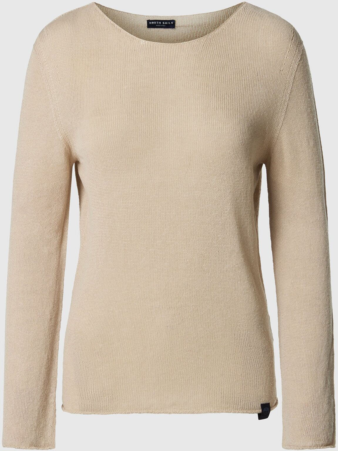 North Sails Nahtloser Pullover mit U-Boot-Ausschnitt Light stone XS