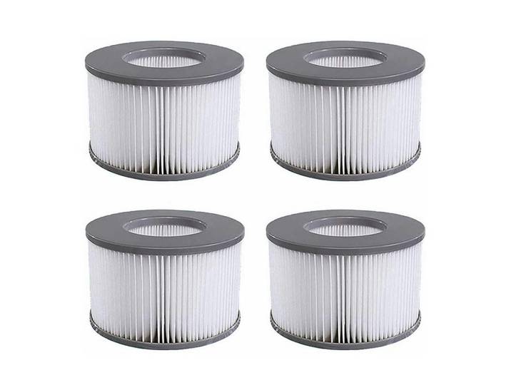 Filterkartusche 4er Set für Whirlpools und Spas, Grau, 1x15x10 cm, Freizeit & Co, Pools & Wasserspaß, Poolzubehör