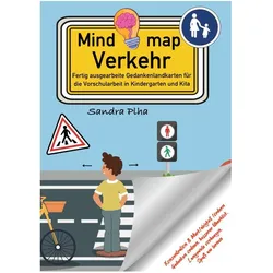 Tredition, Landkarte, KitaFix-Mindmap Verkehr (Fertig ausgearbeitete Gedankenlandkarten für die Vorschularbeit in Kinderga
