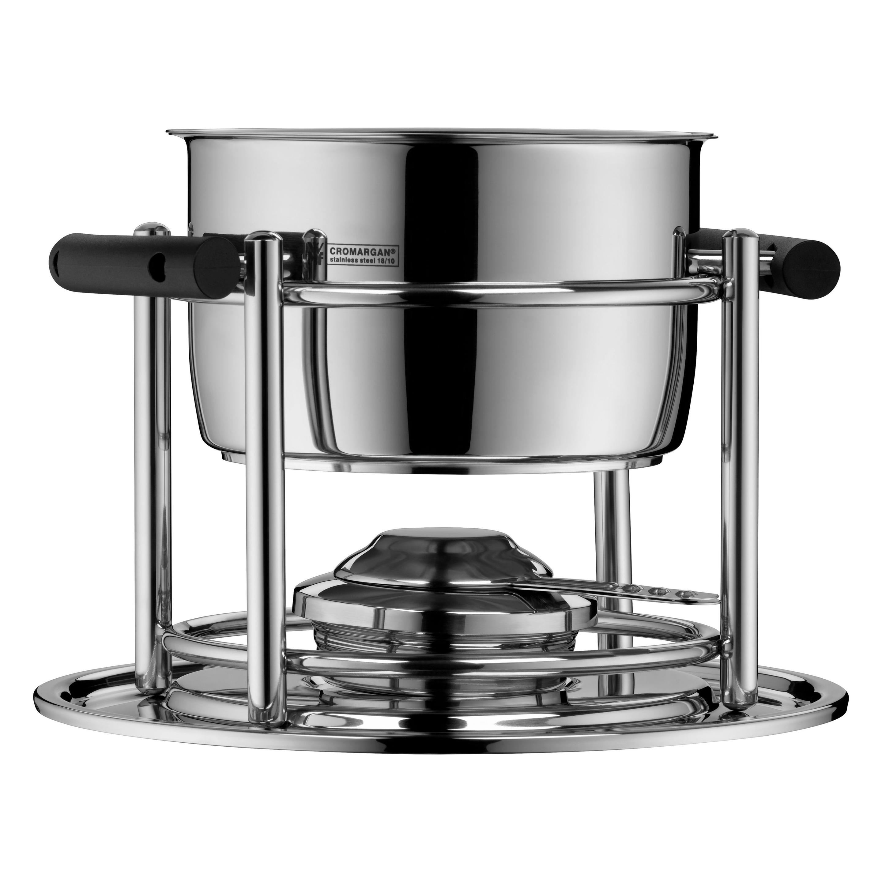 WMF Allegro Fondue-Set 11teilig (795259900), Edelstahl (Fondue Bourguignonne, Fondue Chinoise) (795259900)