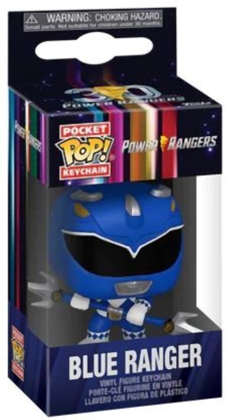 Funko Pocket Pop! Power Rangers - Blue Ranger Vinyl Figure Keychain