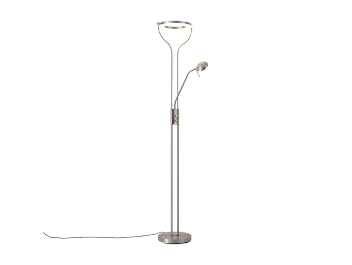 Lampadaire moderne en acier avec bras de lecture avec LED et
