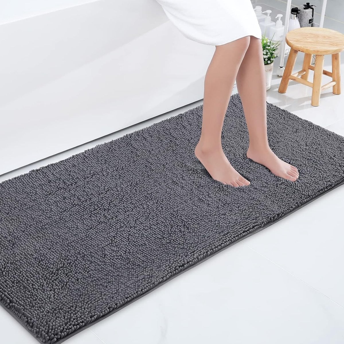 Zachte Microfiber Badmat met Antislip en Absorberend effect voor volwassenen