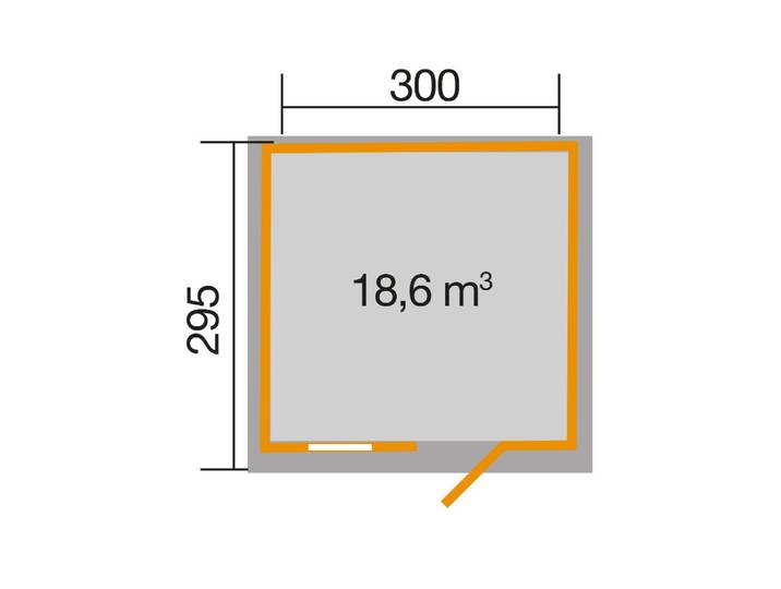 WEKA Gartenhaus 123 Gr.5