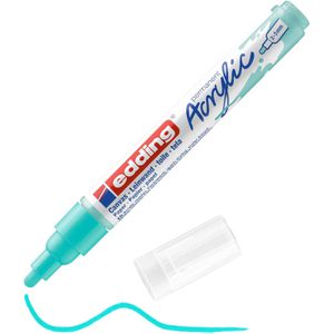 Edding Acrylstifte 5100 Acrylic, medium, opulent türkis, Rundspitze 2-3mm, wasserfest