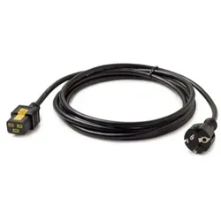 APC AP8755 Stromkabel mit Verriegelung, C19 auf CEE/7 Schuko, 3,0 m