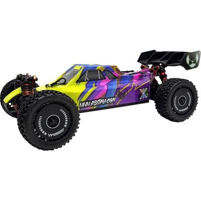 Absima 1:12 EP Buggy 'Neon Furry' 4WD BL RTR Purple Brushless 1:12 RC Modellauto Elektro Buggy Allradantrieb (4WD) RtR 2,4 GHz Inkl. Akku und Ladeger
